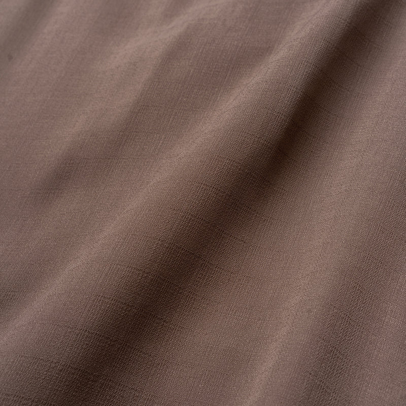 Parisian Linen Short Sleeve Bowling Shirt - Brown